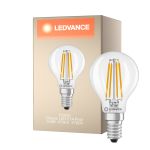 Ledvance Classic LED E14 Pera Filamento Chiara 3.4W 470lm - 827 Bianco Molto Caldo | Sostitutiva 40W