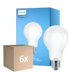 Confezione Multipack 6x Philips Corepro LED Bulbo E27 Pera Ghiaccio 17.5W 2452lm - 840 Bianco Freddo | Sostitutiva 150W