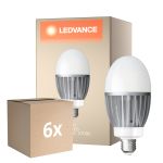 Confezione Multipack 6x Ledvance LED Bulbo HQL LED P E27 29W 3600lm - 827 Bianco Molto Caldo | Sostitutiva 80W