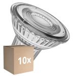 Confezione Multipack 10x Ledvance Faretti LED GU10 PAR16 6.1W 575lm 36D - 940 Bianco Freddo | Miglior Resa Cromatica - Dimmerabile - Sostitutiva 80W