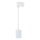Noxion Faretto a binario Luce Pendente 3 Fasi Aluminium Bianca | Adatto per 1x GU10