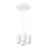 Asto Tube Luce Pendente Aluminium Bianca | 4x GU10 Max. 10W - Dimmerabile