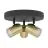 Eglo Luce da soffitto Consuma 1 Acciaio Nero Oro | IP44 - Adatto per 3x GU10 