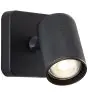 Brilliant Marty Luce Da Parete Aluminium Sabbioso Nero 5W 350lm - 830 Luce Calda -  | Incl. 1x GU10