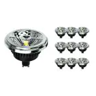 Confezione Multipack 10x Noxion Lucent Faretti LED GU10 AR111 12W 600lm 40D - 927 Bianco Molto Caldo | Miglior resa cromatica - Dimmerabile - Sostitutiva 50W