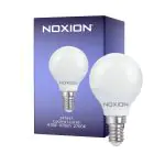 Noxion Lucent Lustre LED E14 Sferica Ghiaccio 4.5W 470lm - 827 Bianco Molto Caldo | Sostitutiva 40W