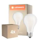 Confezione Multipack 4x Ledvance Classic LED E27 Pera Filamento Ghiaccio 24W 3452lm - 827 Bianco Molto Caldo | Sostitua 200W
