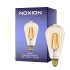 Noxion LED E27 Edison Filamento Ambra 7W 630lm - 822 Bianco Molto Caldo | Dimmerabile - Sostitutiva 50W