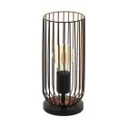 Eglo Lampada Da Tavolo Roccamena Nero, Rame | Adatto per 1x E27